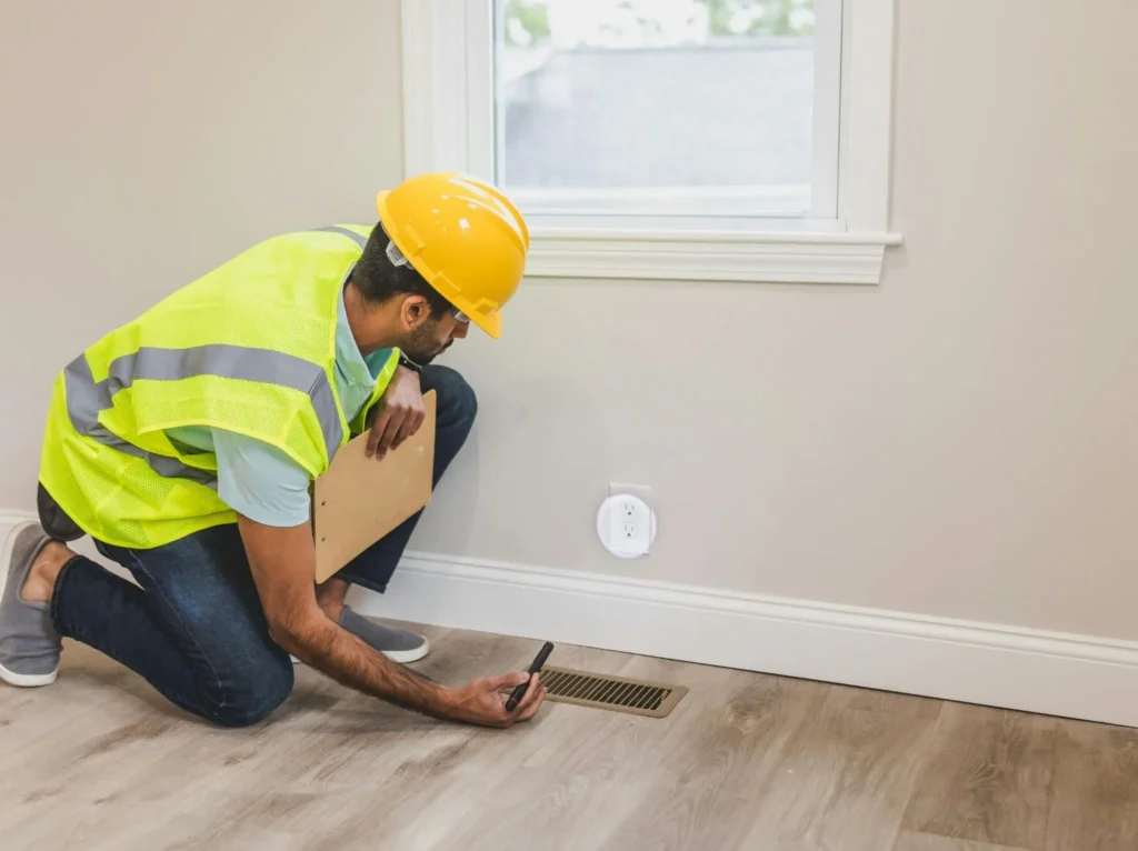 Proceso para reparar humedad pared en vivienda